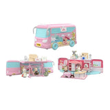 Set Casa De Papusi Tip Van, 2 In 1 Autobuz Si Casa, 43 Accesorii Si Mobilier, +3 Ani