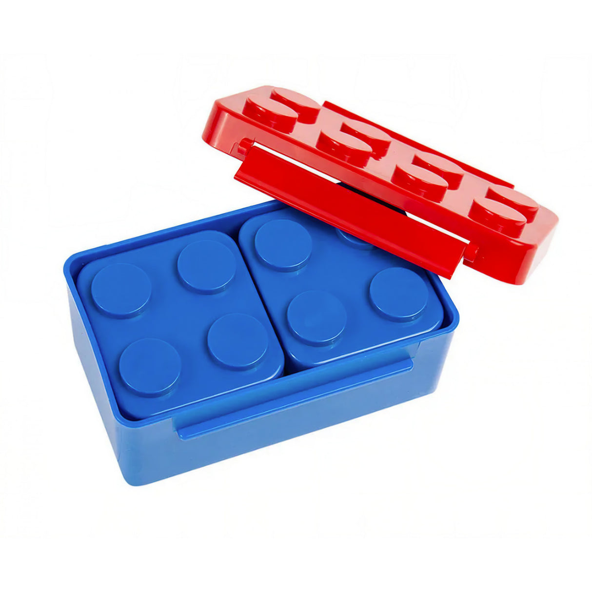 Set Caserole Pentru Pranz Interactive, Cuburi De Construit, Plastic, Multicolor - vivimall.ro
