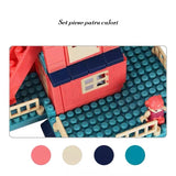 Set constructii casa si curte 251 piese | BuildTown - vivimall.ro