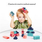 Set constructii casa si curte 251 piese | BuildTown - vivimall.ro