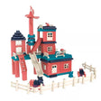 Set constructii casa si curte 251 piese | BuildTown - vivimall.ro