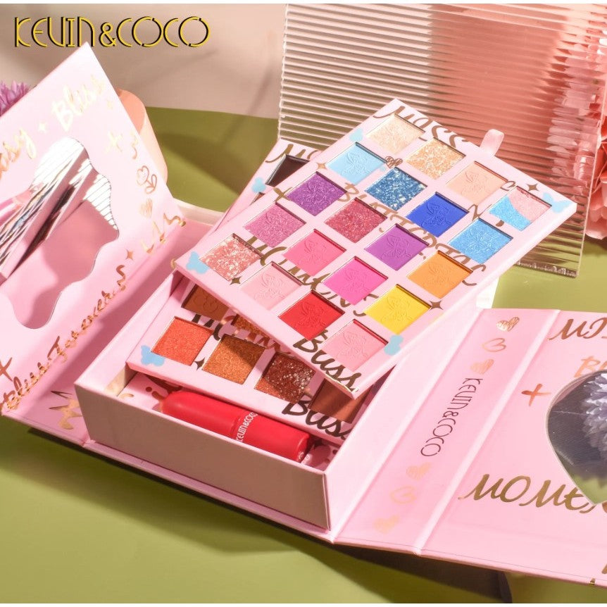 Set Cosmetice 4 Lip Gloss Paleta Fardur | Bellezza - vivimall.ro