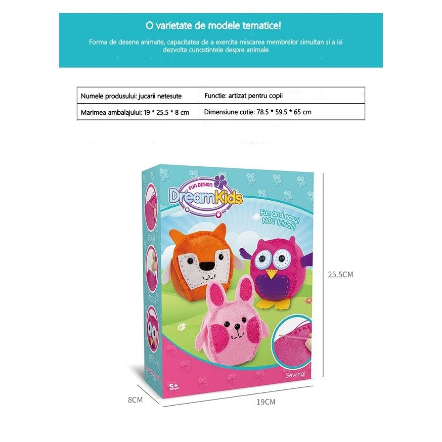 Set Creatie Perna Pentru Copii, Dream Kids, 3 Piese - vivimall.ro
