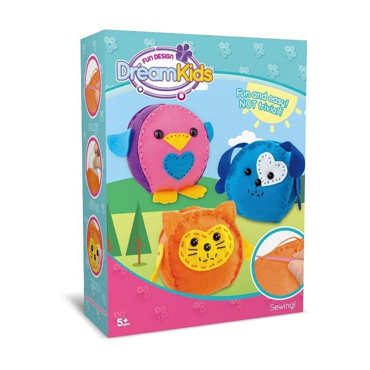 Set Creatie Perna Pentru Copii, Dream Kids, 3 Piese, Model 2 - vivimall.ro