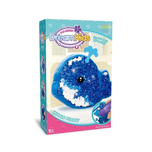 Set Creatie Perna Pentru Copii, Dream Kids, Delfin - vivimall.ro