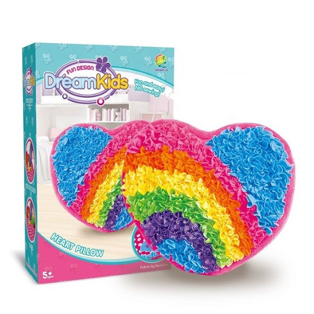 Set Creatie Perna Pentru Copii, Dream Kids, Inima