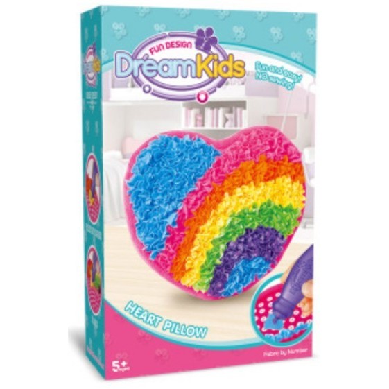 Set Creatie Perna Pentru Copii, Dream Kids, Inima