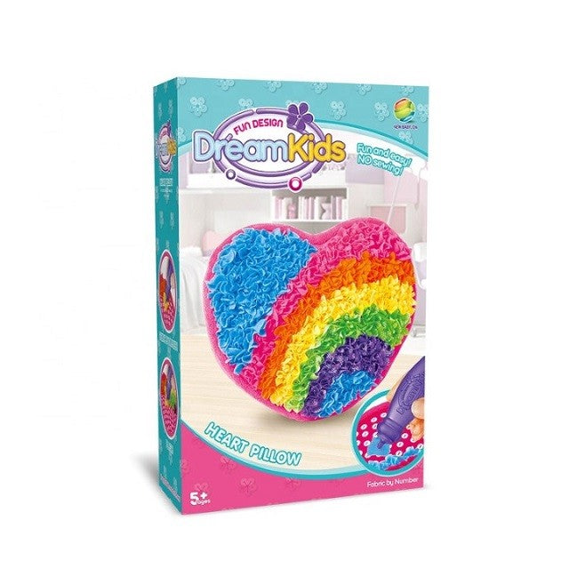 Set Creatie Perna Pentru Copii, Dream Kids, Inima