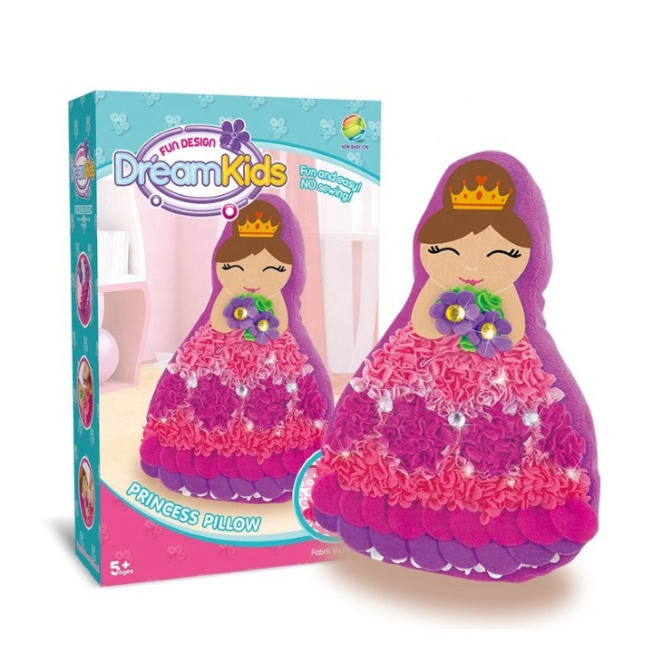 Set Creatie Perna Pentru Copii, Dream Kids, Printesa - vivimall.ro