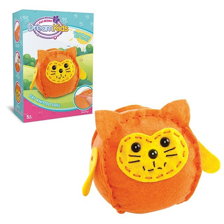 Set creatie perna copii pisica | DreamNest 1 - vivimall.ro