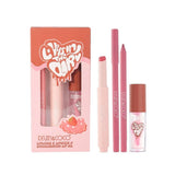 Set pentru Buze Kevin&Coco Love Is In The Air, Flippy, Ruj 2.5g, Creion Contur 1.5g, Luciu de Buze 2.8g, Efect Hidratant & Volum, Nuanta 01 Chocolate Cream - vivimall.ro