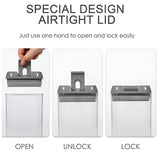Set 7 cutii depozitare alimente cu etichete reutilizabile | FreshKeeper - vivimall.ro