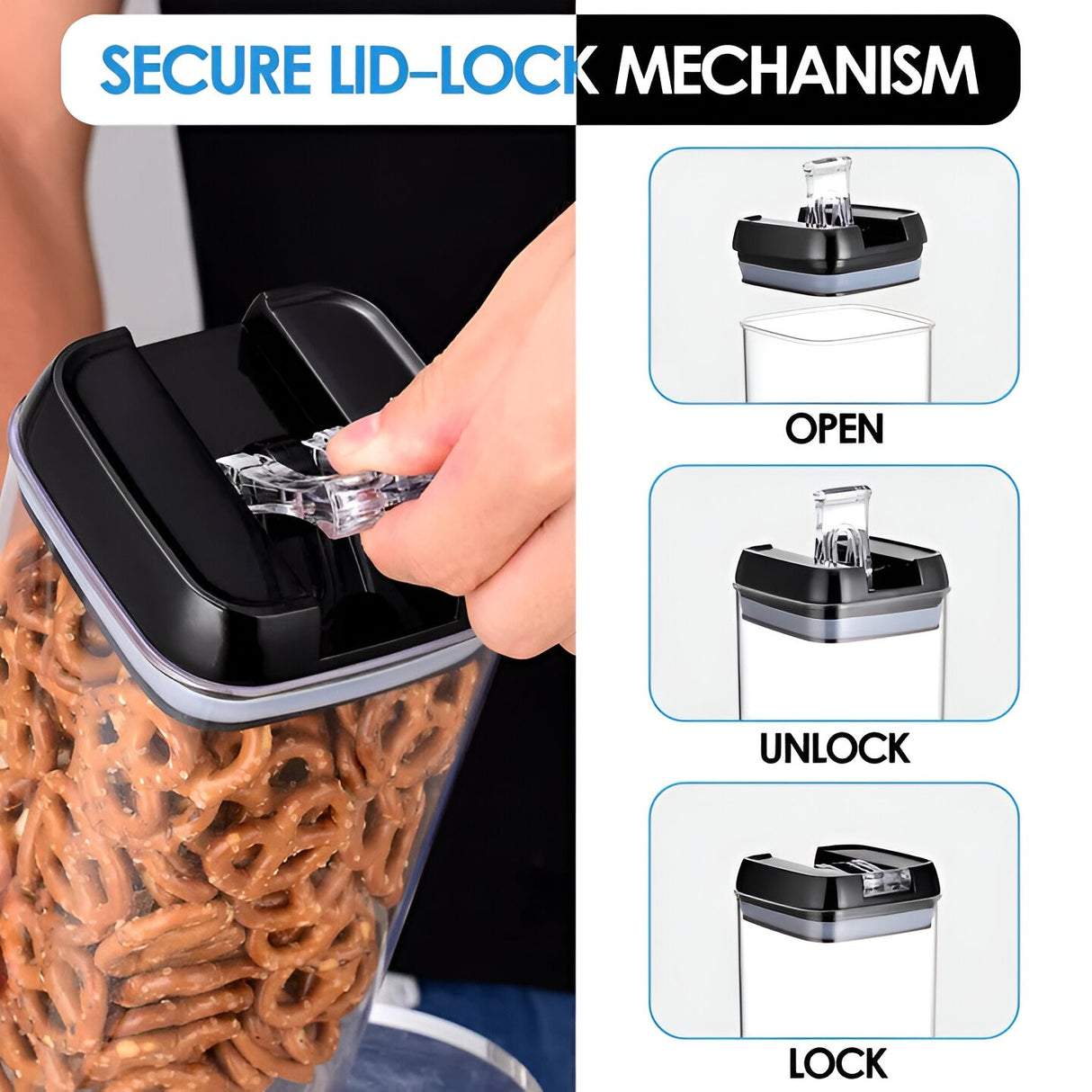 Set 7 cutii depozitare alimente cu etichete reutilizabile | FreshKeeper - vivimall.ro