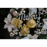 Set de 12 ornamente de brad, Flippy, de tip Glob, Auriu, din plastic, cu finisaj sclipitor , cutie  6  cm adancime x 23  cm lungime x 18  cm inaltime - vivimall.ro