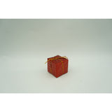 Set de 12 ornamente de brad, Vivimall, de tip Glob, Rosu/ Auriu, din polistiren, cu finisaj sclipitor , cutie  4  cm adancime x 20  cm inaltime x 12  cm lungime) - vivimall.ro