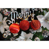Set De 12 Ornamente De Brad, De Tip Glob, Din Polistiren, Cu Finisaj Sclipitor, Cutie 6 Cm Adancime X 23 Cm Lungime X 18 Cm Inaltime