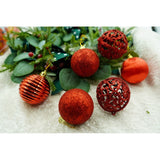 Set De 12 Ornamente De Brad, De Tip Glob, Din Polistiren, Cu Finisaj Sclipitor, Cutie 6 Cm Adancime X 23 Cm Lungime X 18 Cm Inaltime