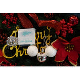 Set De 20 Ornamente De Brad, De Tip Glob, Alb/, Din Polistiren, Cu Finisaj Sclipitor, Cutie 4 Cm Adancime X 20 Cm Lungime X 16 Cm Inaltime