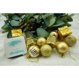 Set De 20 Ornamente De Brad, De Tip Glob, Din Polistiren, Cu Finisaj Sclipitor, Cutie 4 Cm Adancime X 20 Cm Lungime X 16 Cm Inaltime