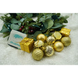 Set De 20 Ornamente De Brad, De Tip Glob, Din Polistiren, Cu Finisaj Sclipitor, Cutie 4 Cm Adancime X 20 Cm Lungime X 16 Cm Inaltime