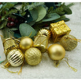 Set De 20 Ornamente De Brad, De Tip Glob, Din Polistiren, Cu Finisaj Sclipitor, Cutie 4 Cm Adancime X 20 Cm Lungime X 16 Cm Inaltime