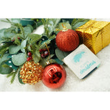 Set de 20 ornamente de brad, Vivimall, de tip Glob, Rosu/ Auriu, din polistiren, cu finisaj sclipitor , cutie  6  cm adancime x 29  cm lungime x 24  cm inaltime - vivimall.ro