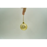 Set De 24 Ornamente De Brad, De Tip Glob, Din Polistiren, Cu Finisaj Sclipitor, Cutie 5 Cm Adancime X 29 Cm Lungime X 19 Cm Inaltime