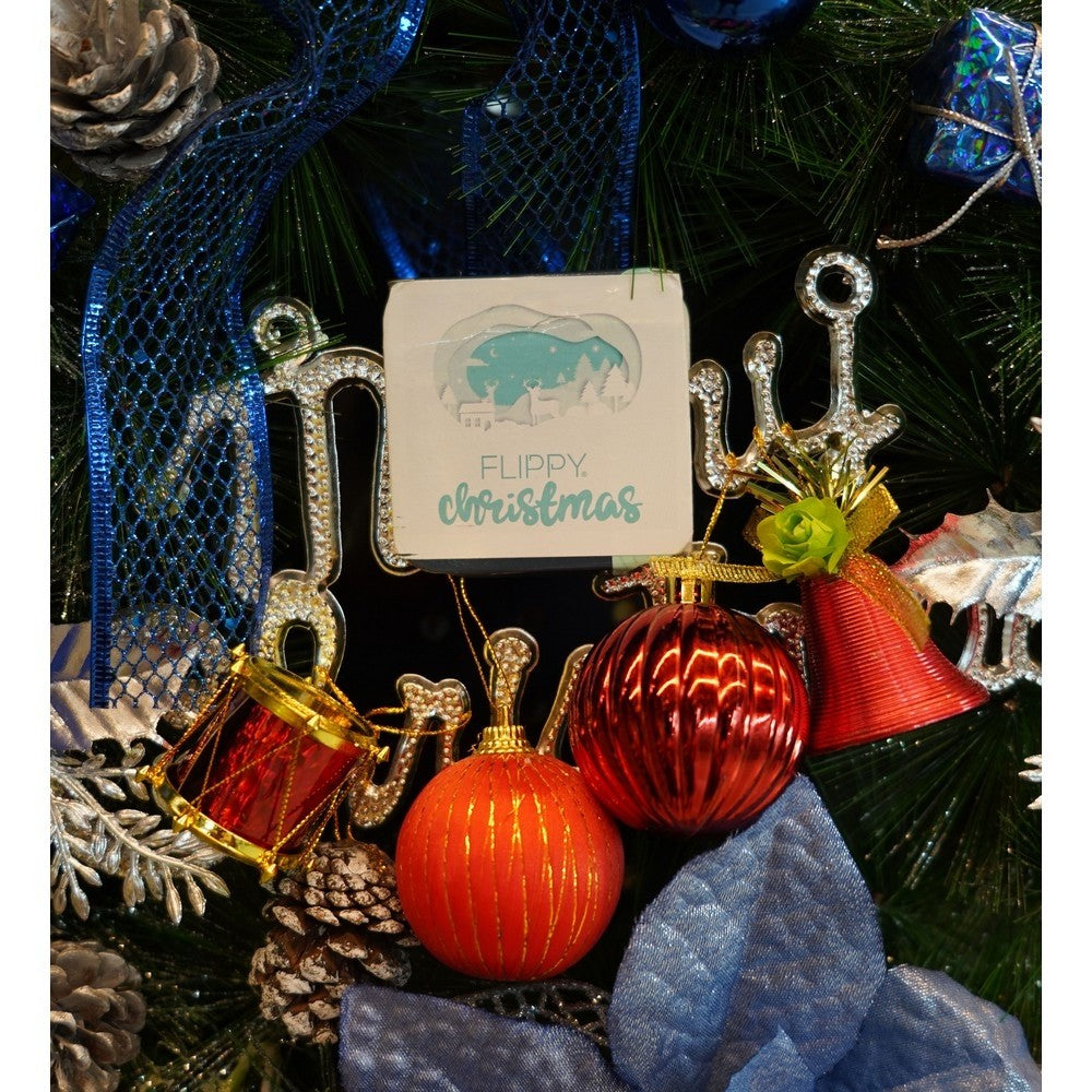 Set De 24 Ornamente De Brad, De Tip Glob, Rosu/, Din Polistiren, Cu Finisaj Sclipitor, Cutie 5 Cm Adancime X 29 Cm Lungime X 19 Cm Inaltime