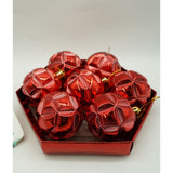 Set De 28 Ornamente De Brad, De Tip Glob, Din Polistiren, Cu Finisaj Sclipitor, Cutie 18 Cm Adancime X 22 Cm Inaltime X 18 Cm Lungime)