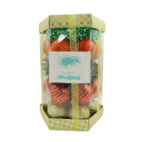 Set De 35 Ornamente De Brad, De Tip Glob, Din Polistiren, Cu Finisaj Sclipitor, Cutie 14 Cm Adancime X 23 Cm Inaltime X 14 Cm Lungime)