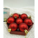 Set De 35 Ornamente De Brad, De Tip Glob, Din Polistiren, Cu Finisaj Sclipitor, Cutie 11 Cm Adancime X 19 Cm Inaltime X 11 Cm Lungime)
