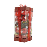Set De 35 Ornamente De Brad, De Tip Glob, Din Polistiren, Cu Finisaj Sclipitor, Cutie 11 Cm Adancime X 19 Cm Inaltime X 11 Cm Lungime)