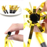 Set 6 Fluiere Party Cu Franjuri, Din Plastic,