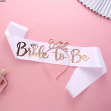 Set De Accesorii Pentru Mireasa, Coronita, Panglica, Stickere, Voal, Tematica Nunta - vivimall.ro