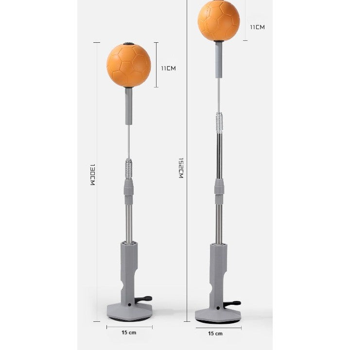 Set De Box Cu Minge, Cu Ventuza De Prindere, Extensibil, Inaltime Reglabila 130-152 Cm, Pentru Copii Si Adulti, Minge De 11 Cm - vivimall.ro