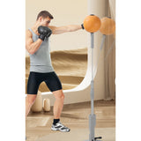 Set De Box Cu Minge, Cu Ventuza De Prindere, Extensibil, Inaltime Reglabila 130-152 Cm, Pentru Copii Si Adulti, Minge De 11 Cm - vivimall.ro