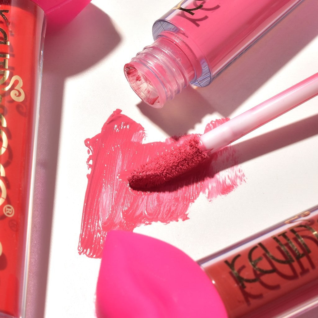 Set De Buze, Kevin & Coco, Punk Rock, 6 Lip Gloss-Uri, 19.3 X 12 Cm, Roz/Maro - vivimall.ro