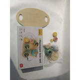 Set De Ceai Din Lemn, 15 Piese, Vopsea Ecologica, +36 Luni, Pastel - vivimall.ro