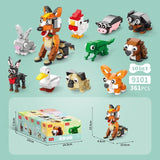 Set de Constructie, Vivimall, 10 in 1, 361 Piese, Diverse Forme, +6 Ani, din Abs, Multicolor - vivimall.ro