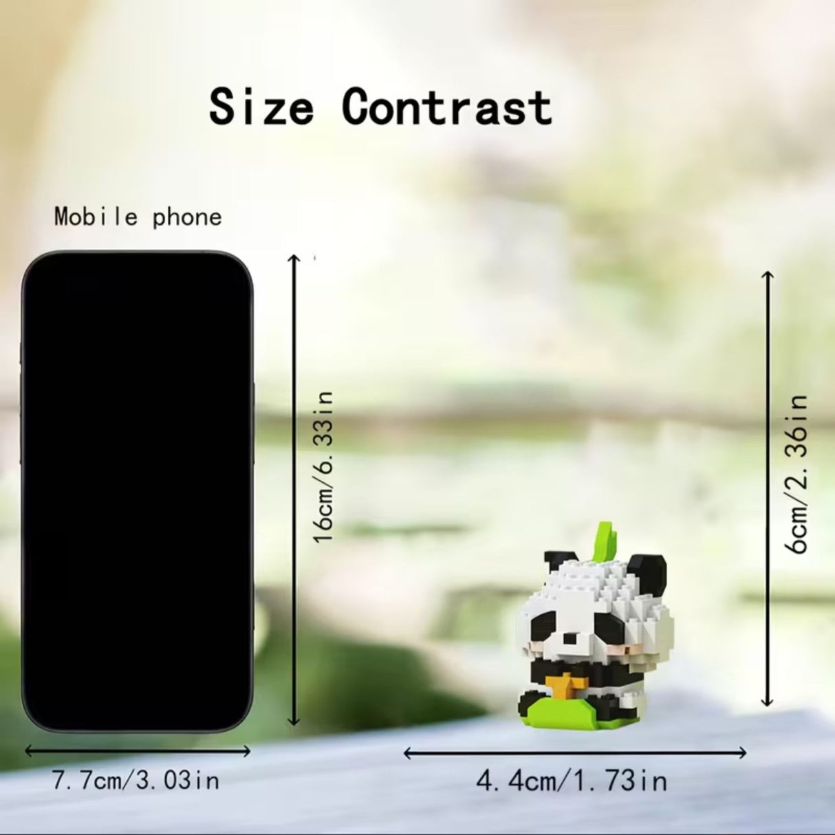 Detaliu piese plastic ABS set construcție Flippy Panda, 171 componente colorate galben