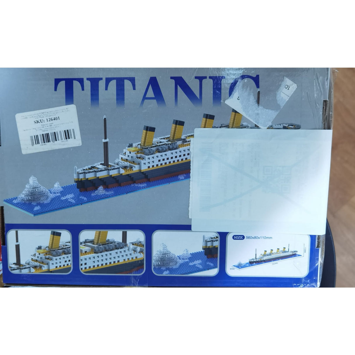 Set De Constructie Vaporul Titanic, 6 Ani, Ornament Creativ, 1787 De Piese, Resigilat - vivimall.ro