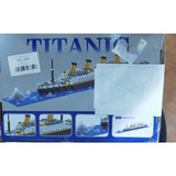 Set de Constructie Vaporul Titanic, Vivimall, 6 Ani, Ornament Creativ, 56x11x8 cm, 1787 de Piese, Multicolor, Resigilat - vivimall.ro