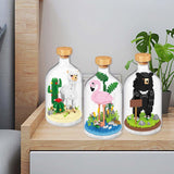 Set de Construit in Sticla, Flippy, 543 Piese, din Plastic, +14 Ani, 10 x 19.6 cm, Model Alpaca, Multicolor - vivimall.ro