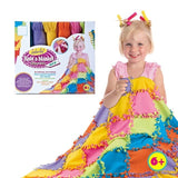 Set De Creatie Diy Tesut Si Tricotat, Patura 6+ Ani