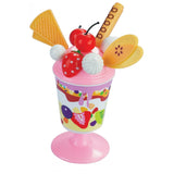 Set de joaca complet, tort aniversar si prajituri, 75 de elemente, ustensile din plastic, multicolor - vivimall.ro