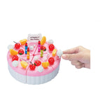 Set de joaca complet, tort aniversar si prajituri, 75 de elemente, ustensile din plastic, multicolor - vivimall.ro