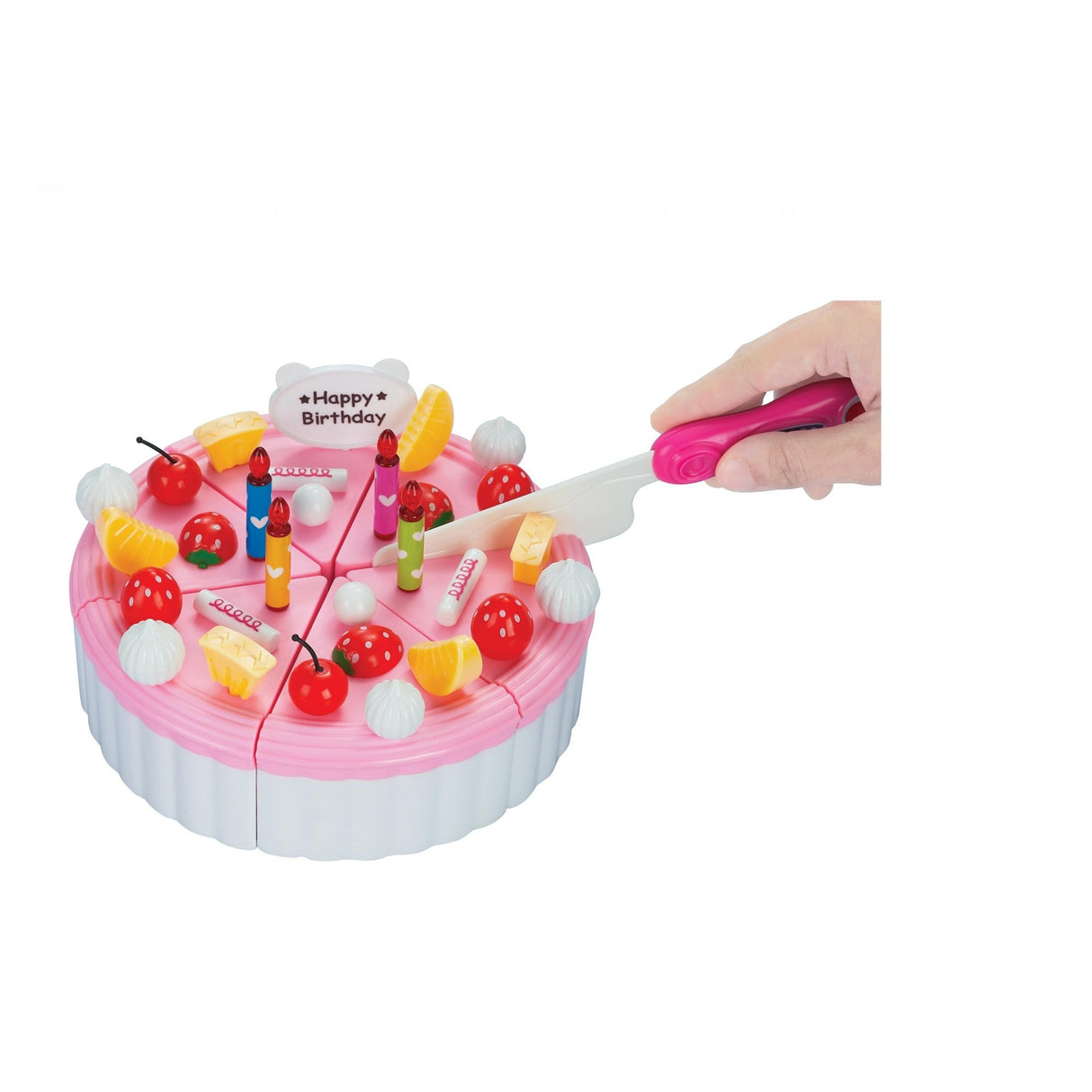 Set De Joaca Complet, Tort Aniversar Si Prajituri, 75 De Elemente, Ustensile Din Plastic