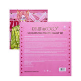 Paleta de Machiaj, KEVIN & COCO, Best Partner, Fard de Pleoape, Breloc si Cercei, 50 culori, 22 x 21 x 5cm - vivimall.ro