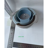 Set de Palnii Multifunctionale + Filtru, Vivimall, 4 in 1, din Plastic, 11 x 10 cm, Albastru - vivimall.ro