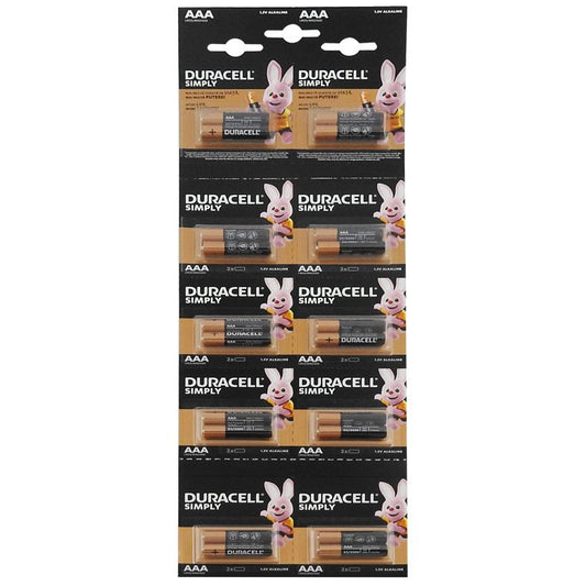 Set, Duracell Baterii R3 Aaa 20 buc /